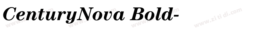 CenturyNova Bold字体转换